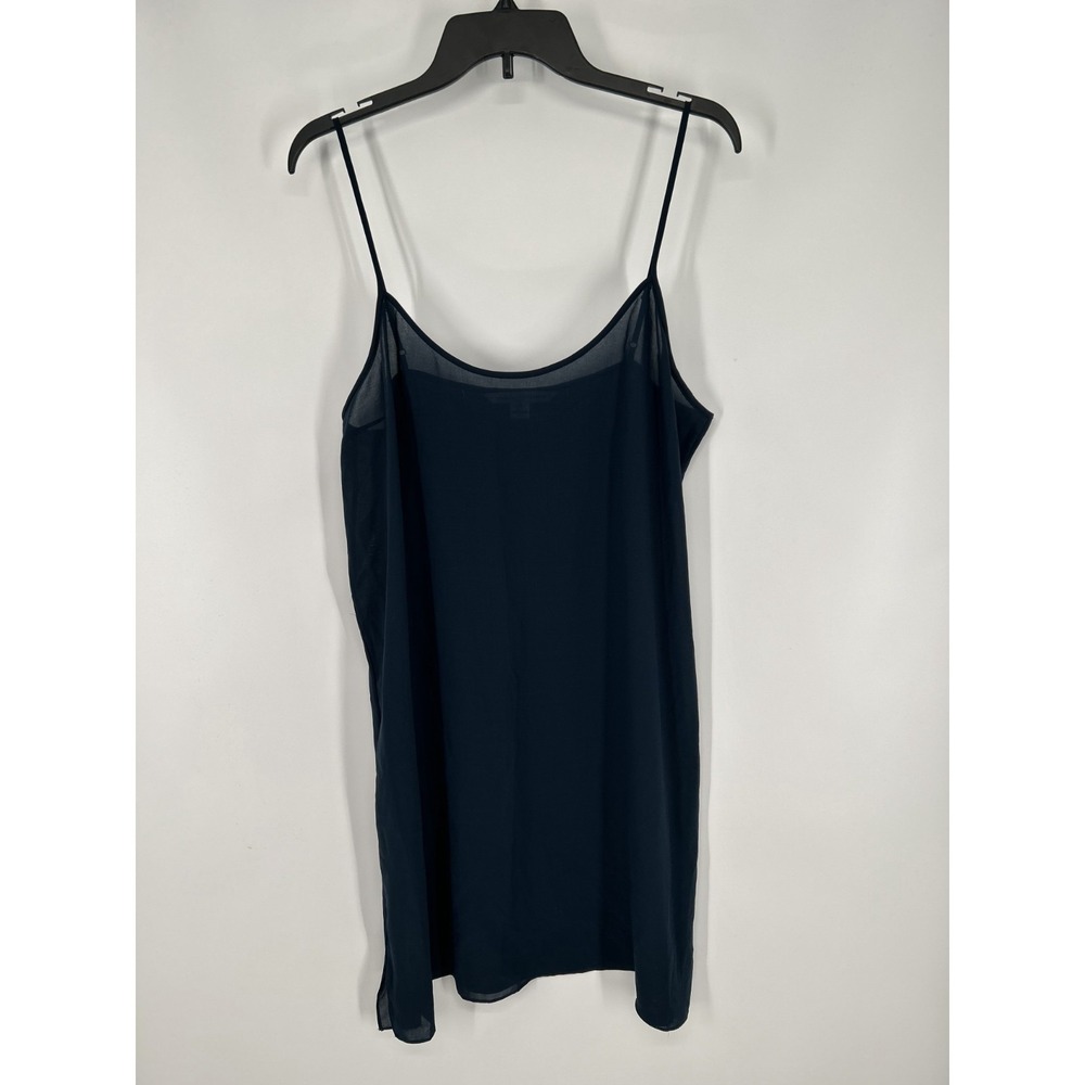 Diane Von Furstenberg‎ Camisole Top Women's 14 Navy Sleeveless Adjustable Straps